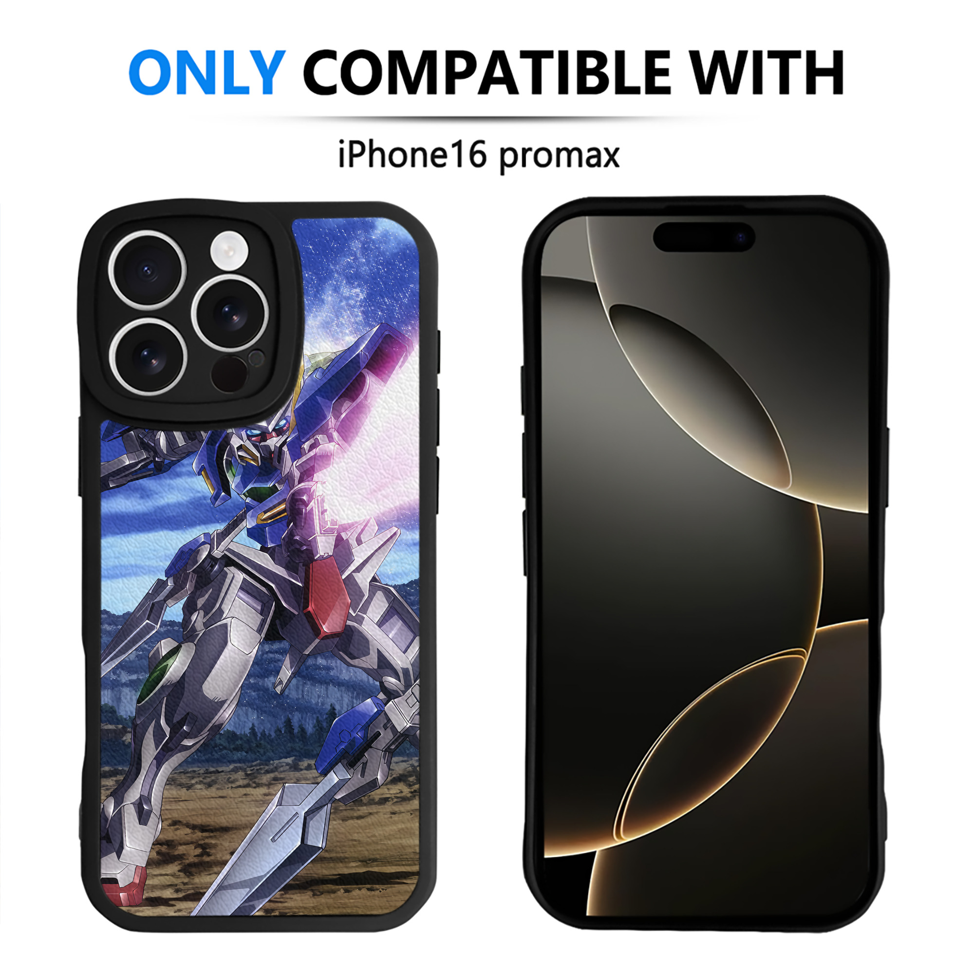 （画像用） 機動戦士ガンダム Mobile Suit Gundam 【iPhone 16シリーズ対応】シリコンスマホケース（レザー調） 材質：シリコン